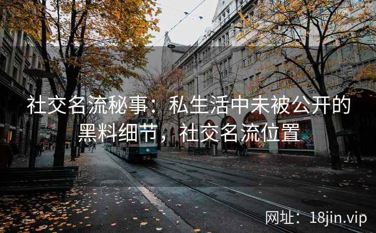 社交名流秘事：私生活中未被公开的黑料细节，社交名流位置