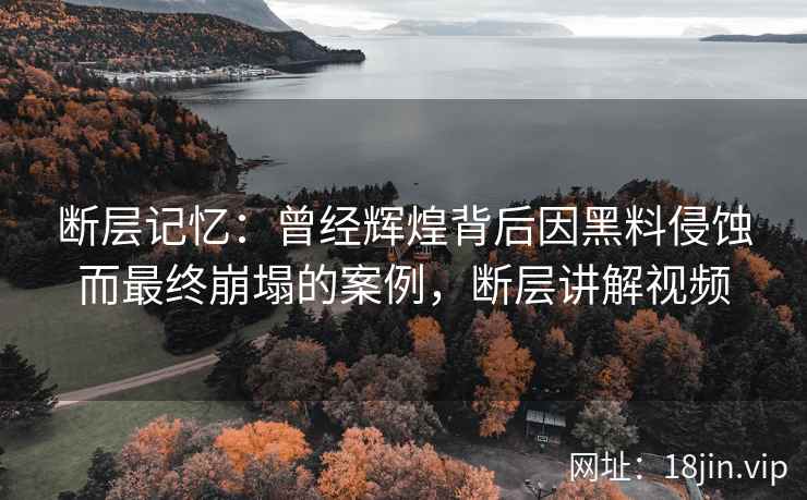 断层记忆：曾经辉煌背后因黑料侵蚀而最终崩塌的案例，断层讲解视频